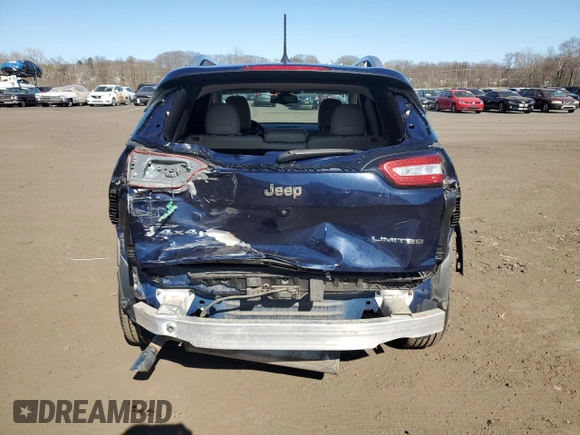 2016 Jeep Cherokee Limited with VIN 1C4PJMDB4GW188401, listed as a Copart auction lot 53507725 with 144,797 mi miles and Salvage Title. Bid and sale history available at DreamBid. Image 6.