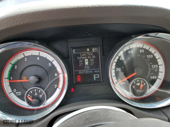 2013 Dodge Durango Crew with VIN 1C4SDHDT3DC697734, listed as a Copart auction lot 43588155 with 150,720 mi miles and Salvage Title. Bid and sale history available at carsss.com. Image 9.