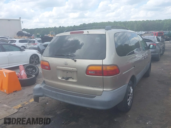 2000 Toyota Sienna LE z VIN 4T3ZF13C4YU309866, wystawiony jako IAAI lot #42184370 z przebiegiem 176 171 mil mil oraz . Historia ofert i sprzedaży dostępna na DreamBid. Obrazek 4.