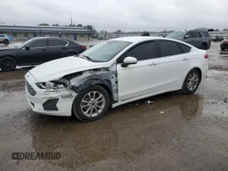 2019 Ford Fusion SE with VIN 3FA6P0HD7KR228793, listed as a Copart auction lot 45721505 with 111,279 mi miles and Salvage Title. Bid and sale history available at DreamBid. Image 1.
