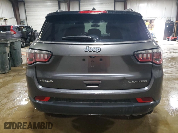 2018 Jeep Compass Limited with VIN 3C4NJDCB4JT262566, listed as a Copart auction lot 51823345 with 114,513 mi miles and Salvage Title. Bid and sale history available at carsss.com. Image 6.