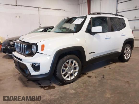 2020 Jeep Renegade Latitude with VIN ZACNJABB1LPL74247, listed as a IAAI auction lot 41755294 with 34,297 mi miles. Bid and sale history available at carsss.com. Image 19.