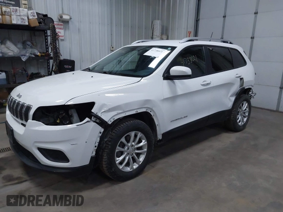 2020 Jeep Cherokee Latitude with VIN 1C4PJMCB5LD543499, listed as a IAAI auction lot 41738021 with 62,309 mi miles. Bid and sale history available at carsss.com. Image 19.
