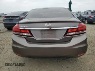 2014 Honda Civic Sedan LX with VIN 19XFB2F55EE212023, listed as a Copart auction lot 53377765 with 116,995 mi miles and Salvage Title. Bid and sale history available at carsss.com. Image 6.