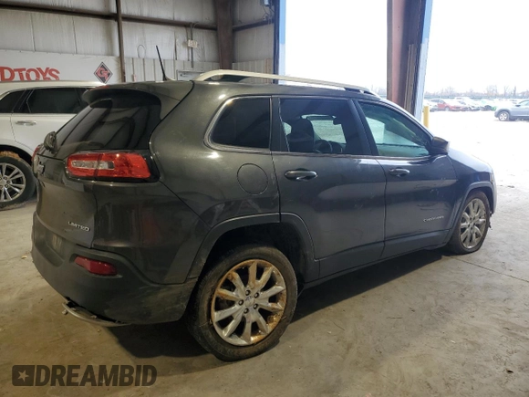 2016 Jeep Cherokee Limited with VIN 1C4PJLDB2GW146464, listed as a Copart auction lot 44597035 with 131,407 mi miles and Salvage Title. Bid and sale history available at carsss.com. Image 3.