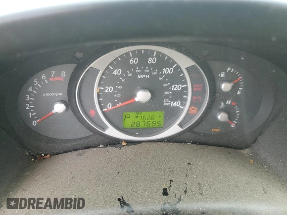 2007 Hyundai Tucson SE with VIN KM8JN72D87U667654, listed as a Copart auction lot 56014265 with 287,695 mi miles and Clean Title. Bid and sale history available at DreamBid. Image 9.