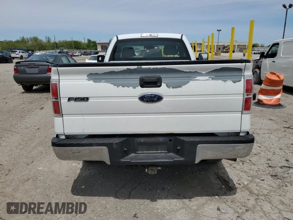 2010 Ford F-150 XL with VIN 1FTMF1CW2AKE74396, listed as a Copart auction lot 55518535 with 200,140 mi miles and Salvage title. Bid and sale history available at DreamBid. Image 6.