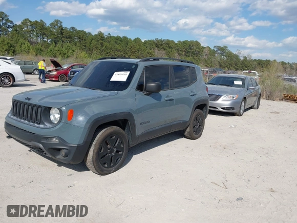 2018 Jeep Renegade Sport with VIN ZACCJBAB2JPH34804, listed as a IAAI auction lot 41899918 with 127,016 mi miles. Bid and sale history available at carsss.com. Image 17.