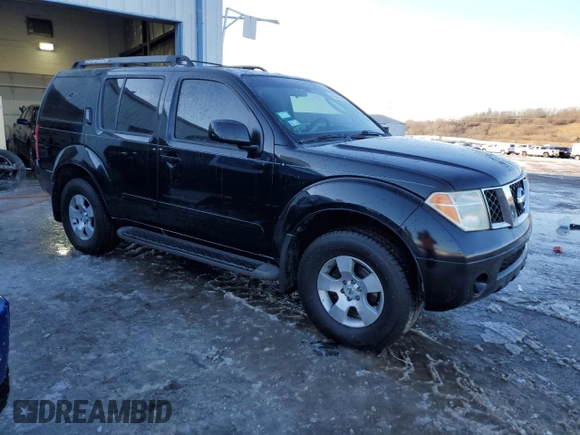 2007 Nissan Pathfinder SE with VIN 5N1AR18WX7C637863, listed as a Copart auction lot 41924315 with 196,302 mi miles and Salvage Title. Bid and sale history available at carsss.com. Image 4.