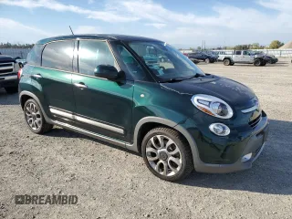 2014 FIAT 500L Trekking with VIN ZFBCFADH7EZ029440, listed as a Copart auction lot 73229504 with 55,402 mi miles and Salvage Title. Bid and sale history available at carsss.com. Image 4.