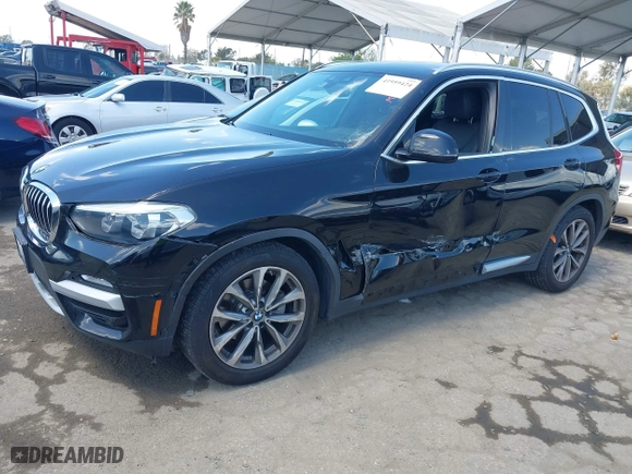 2019 BMW X3 sDrive30i with VIN 5UXTR7C50KLR49700, listed as a IAAI auction lot 41959424 with 74,637 mi miles. Bid and sale history available at carsss.com. Image 17.