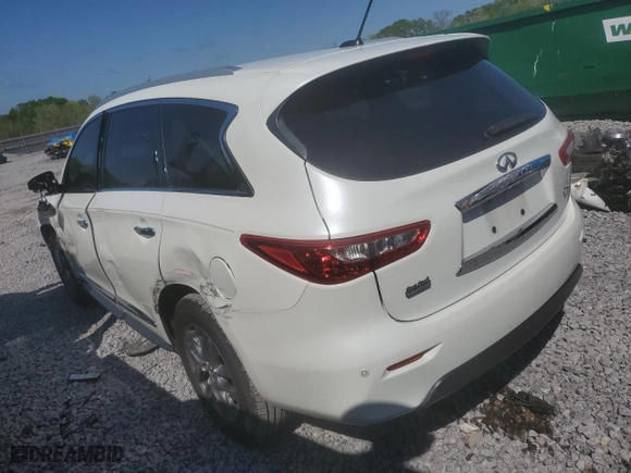 2015 Infiniti QX60 with VIN 5N1AL0MN6FC557578, listed as a Copart auction lot 52228345 with 103,735 mi miles and Salvage Title. Bid and sale history available at carsss.com. Image 2.