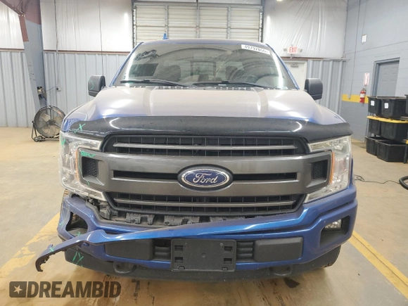 2018 Ford F-150 XL with VIN 1FTEW1E53JFA62022, listed as a Copart auction lot 49797055 with 118,501 mi miles and Salvage Title. Bid and sale history available at carsss.com. Image 5.
