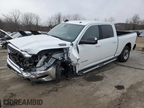 2022 Ram 2500 Big Horn with VIN 3C6UR5DL1NG321466, listed as a Copart auction lot 82975784 with 0 mi miles and Salvage Title. Bid and sale history available at carsss.com. Image 1.