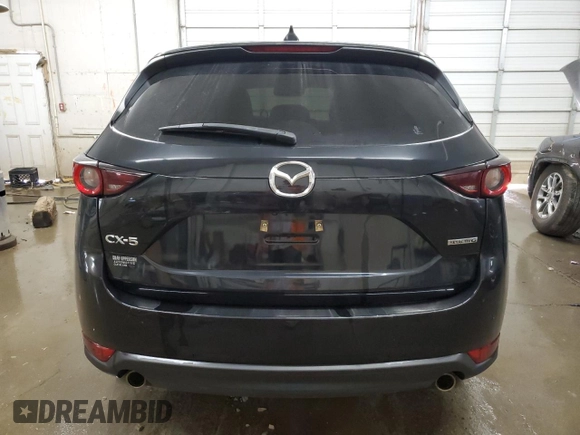 2021 Mazda CX-5 Touring with VIN JM3KFACM5M1347827, listed as a Copart auction lot 49665965 with 46,636 mi miles and Salvage Title. Bid and sale history available at carsss.com. Image 6.