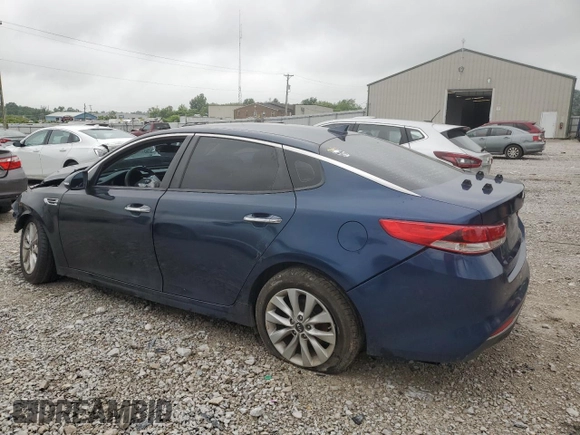 2017 Kia Optima LX with VIN 5XXGT4L32HG146753, listed as a Copart auction lot 60970145 with 180,574 mi miles and Salvage title. Bid and sale history available at DreamBid. Image 2.