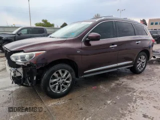 2015 Infiniti QX60 with VIN 5N1AL0MM6FC507755, listed as a Copart auction lot 54202075 with 138,426 mi miles and Salvage Title. Bid and sale history available at DreamBid. Image 1.