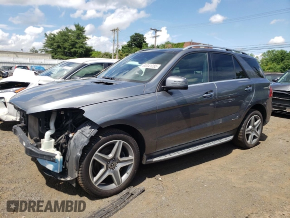2018 Mercedes-Benz GLE 350 with VIN 4JGDA5HB3JB078145, listed as a Copart auction lot 63041285 with 86,086 mi miles and Salvage title. Bid and sale history available at DreamBid. Image 1.