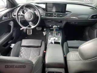 2014 Audi S6 Prestige with VIN WAUF2AFC3EN004451, listed as a Copart auction lot 76411334 with 0 mi miles and Salvage Title. Bid and sale history available at carsss.com. Image 8.