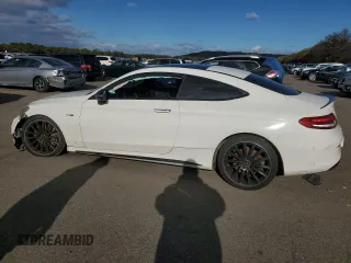 2018 Mercedes-Benz C 43 AMG with VIN WDDWJ6EB5JF625938, listed as a Copart auction lot 87166034 with 72,972 mi miles and Non Repairable. Bid and sale history available at DreamBid. Image 2.