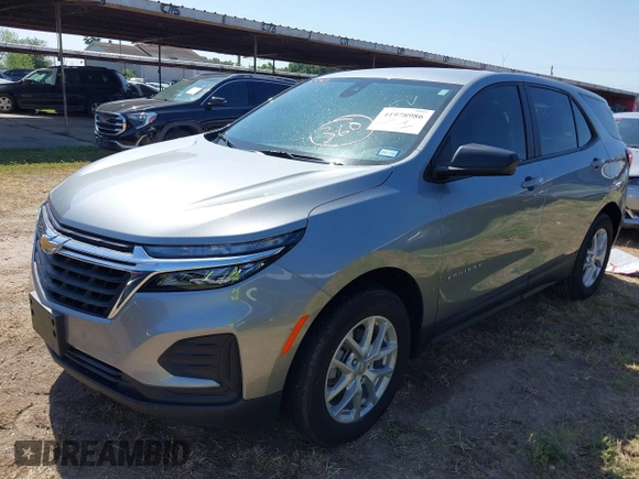 2024 Chevrolet Equinox LS z VIN 3GNAXHEG0RL338302, wystawiony jako IAAI lot #41978986 z przebiegiem 15 953 mil mil oraz . Historia ofert i sprzedaży dostępna na DreamBid. Obrazek 2.