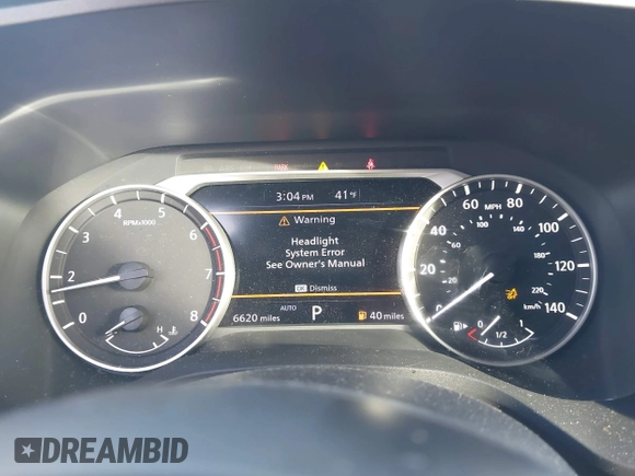 2024 Nissan Rogue S with VIN 5N1BT3AB1RC726491, listed as a IAAI auction lot 41372611 with 6,620 mi miles and . Bid and sale history available at DreamBid. Image 7.