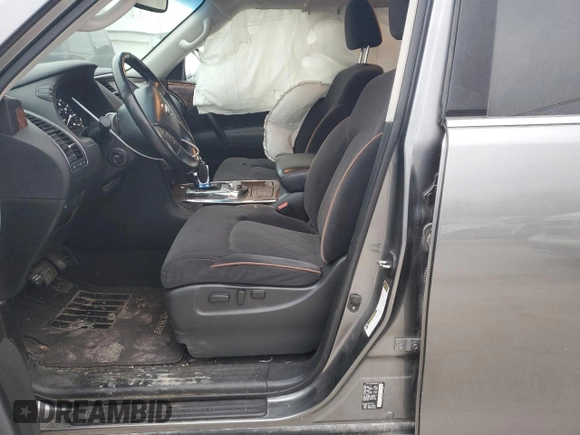 2018 Nissan Armada SV with VIN JN8AY2NC5J9553241, listed as a Copart auction lot 81719714 with 123,570 mi miles and Salvage Title. Bid and sale history available at carsss.com. Image 7.