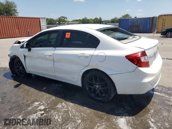 2012 Honda Civic LX с VIN 19XFB2F54CE110189, выставлен на аукционе Copart как лот 52914705 с пробегом Не указан миль и Списание • Salvage title. История ставок и продаж доступна на DreamBid. Изображение 2.