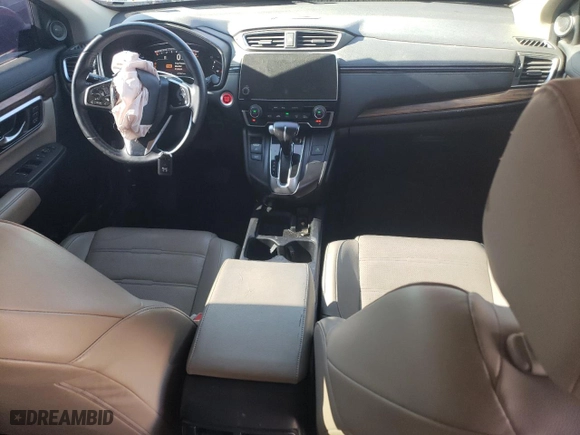 2018 Honda CR-V EX-L with VIN 2HKRW1H80JH502601, listed as a Copart auction lot 47070435 with 77,067 mi miles and Salvage Title. Bid and sale history available at carsss.com. Image 8.