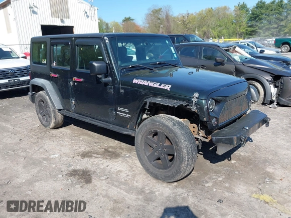 2012 Jeep Wrangler Unlimited Sport z VIN 1C4BJWDG1CL220511, wystawiony jako IAAI lot #42227037 z przebiegiem 157 914 mil mil oraz . Historia ofert i sprzedaży dostępna na DreamBid. Obrazek 1.