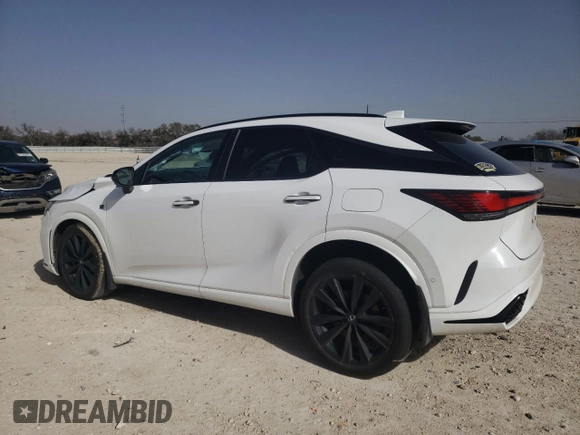 2024 Lexus RX 500h F Sport Performance z VIN 2T2BCMEAXRC010798, wystawiony jako Copart lot #46640015 z przebiegiem Nie podano mil oraz Szkoda całkowita • Salvage title. Historia ofert i sprzedaży dostępna na DreamBid. Obrazek 2.