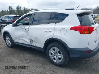 2015 Toyota RAV4 LE with VIN 2T3BFREV5FW337848, listed as a IAAI auction lot 41945174 with 135,792 mi miles. Bid and sale history available at carsss.com. Image 6.