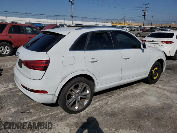 2015 Audi Q3 Prestige with VIN WA1FFCFS5FR008970, listed as a Copart auction lot 63481644 with 103,795 mi miles and Salvage title. Bid and sale history available at DreamBid. Image 3.