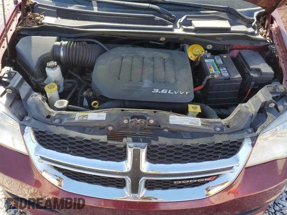 2018 Dodge Grand Caravan SXT with VIN 2C4RDGCG7JR159568, listed as a Copart auction lot 53484625 with 148,010 mi miles and Salvage Title. Bid and sale history available at DreamBid. Image 12.