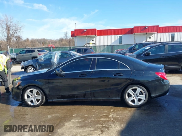 2016 Mercedes-Benz CLA with VIN WDDSJ4EB9GN372088, listed as a IAAI auction lot 41655141 with 83,726 mi miles. Bid and sale history available at carsss.com. Image 14.