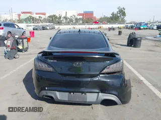 2012 Hyundai Genesis Coupe Grand Touring with VIN KMHHU6KH8CU068486, listed as a IAAI auction lot 41686499 with 104,579 mi miles and . Bid and sale history available at DreamBid. Image 16.