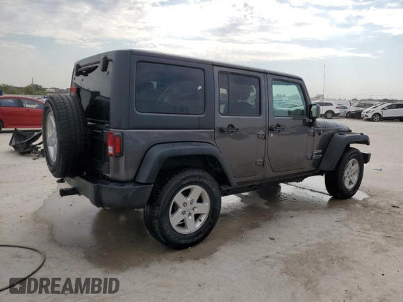 2018 Jeep Wrangler JK Unlimited Sport S with VIN 1C4BJWDG9JL835451, listed as a Copart auction lot 75324614 with 0 mi miles and Non Repairable. Bid and sale history available at carsss.com. Image 3.