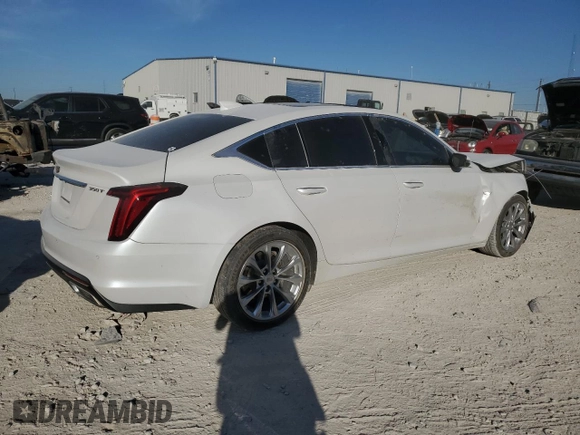 2021 Cadillac CT5 Premium Luxury с VIN 1G6DN5RK4M0146799, выставлен на аукционе Copart как лот 77460294 с пробегом 85 451 миль миль и Списание • Salvage title. История ставок и продаж доступна на DreamBid. Изображение 3.