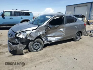 2018 Mitsubishi Mirage ES with VIN ML32F3FJ7JHF02912, listed as a Copart auction lot 58791945 with 136,340 mi miles and Salvage title. Bid and sale history available at DreamBid. Image 1.