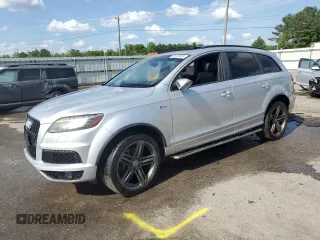 2015 Audi Q7 S line Prestige with VIN WA1DGBFE8FD008595, listed as a Copart auction lot 55156855 with Not provided miles and Salvage title. Bid and sale history available at DreamBid. Image 1.