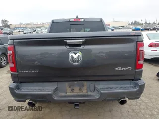 2019 Ram 1500 Limited with VIN 1C6SRFHT6KN773195, listed as a IAAI auction lot 42421233 with 82,506 mi miles and . Bid and sale history available at DreamBid. Image 17.