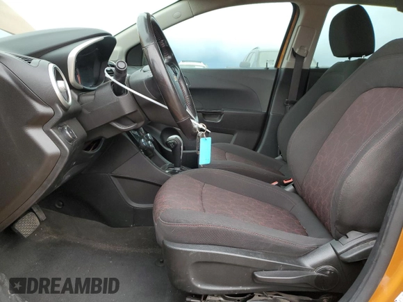 2017 Chevrolet Sonic LT with VIN 1G1JD6SB7H4144930, listed as a Copart auction lot 78539394 with 91,600 mi miles and Salvage Title. Bid and sale history available at carsss.com. Image 7.