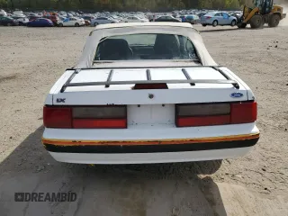 1989 Ford Mustang with VIN 1FABP44A5KF214843, listed as a Copart auction lot 74890984 with 65,601 mi miles and Clean title. Bid and sale history available at DreamBid. Image 6.