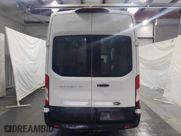 2021 Ford Transit Cargo with VIN 1FTBW3X83MKA02596, listed as a Copart auction lot 53997555 with 114,485 mi miles and Clean Title. Bid and sale history available at carsss.com. Image 6.