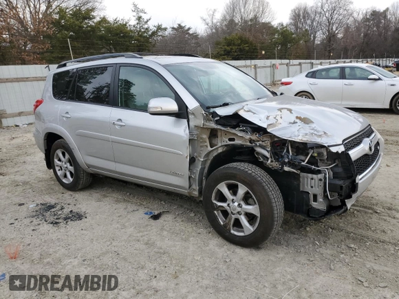 2012 Toyota RAV4 Limited with VIN 2T3DK4DV7CW077263, listed as a Copart auction lot 47029685 with 100,327 mi miles and Salvage Title. Bid and sale history available at carsss.com. Image 4.