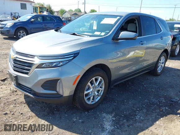 2023 Chevrolet Equinox LT with VIN 3GNAXTEG0PS202483, listed as a IAAI auction lot 42273650 with 21,430 mi miles and . Bid and sale history available at DreamBid. Image 17.