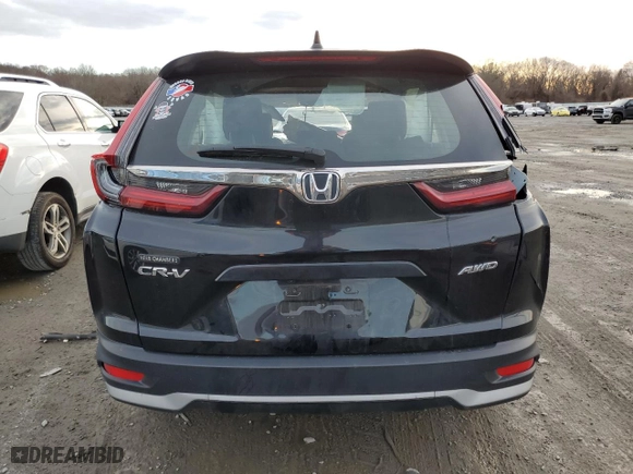 2021 Honda CR-V LX with VIN 2HKRW2H22MH623569, listed as a Copart auction lot 85693294 with 0 mi miles and Salvage Title. Bid and sale history available at carsss.com. Image 6.