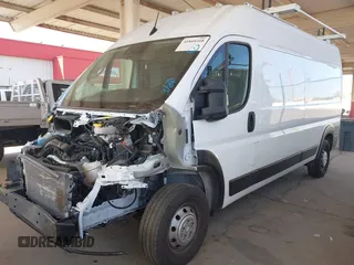 2023 Ram ProMaster Cargo with VIN 3C6LRVDG9PE571633, listed as a IAAI auction lot 41849318 with 23,554 mi miles. Bid and sale history available at carsss.com. Image 17.