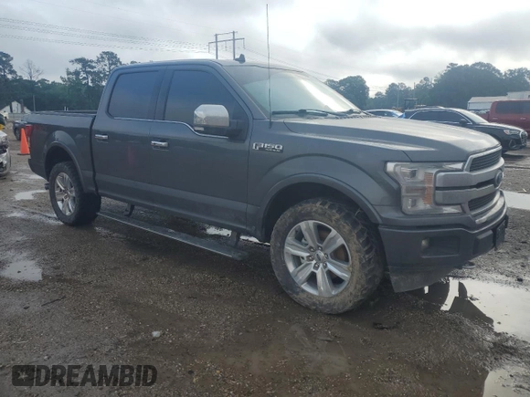 2020 Ford F-150 XL with VIN 1FTEW1E40LFB34014, listed as a Copart auction lot 58930165 with 65,949 mi miles and Salvage title. Bid and sale history available at DreamBid. Image 4.