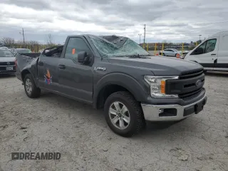 2019 Ford F-150 XL with VIN 1FTEW1CB4KKE45601, listed as a Copart auction lot 53000315 with 107,911 mi miles and Salvage title. Bid and sale history available at DreamBid. Image 4.